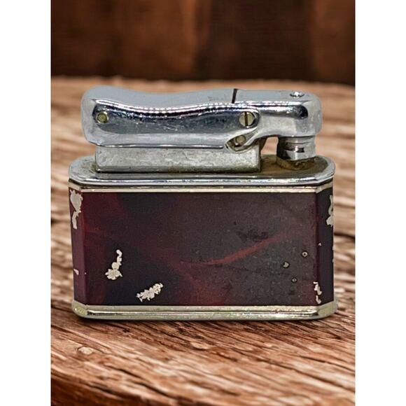 Colibri Monopol Lighter British Patent Chrome Art Deco Pocket Lighter Vintage - Picture 8 of 8